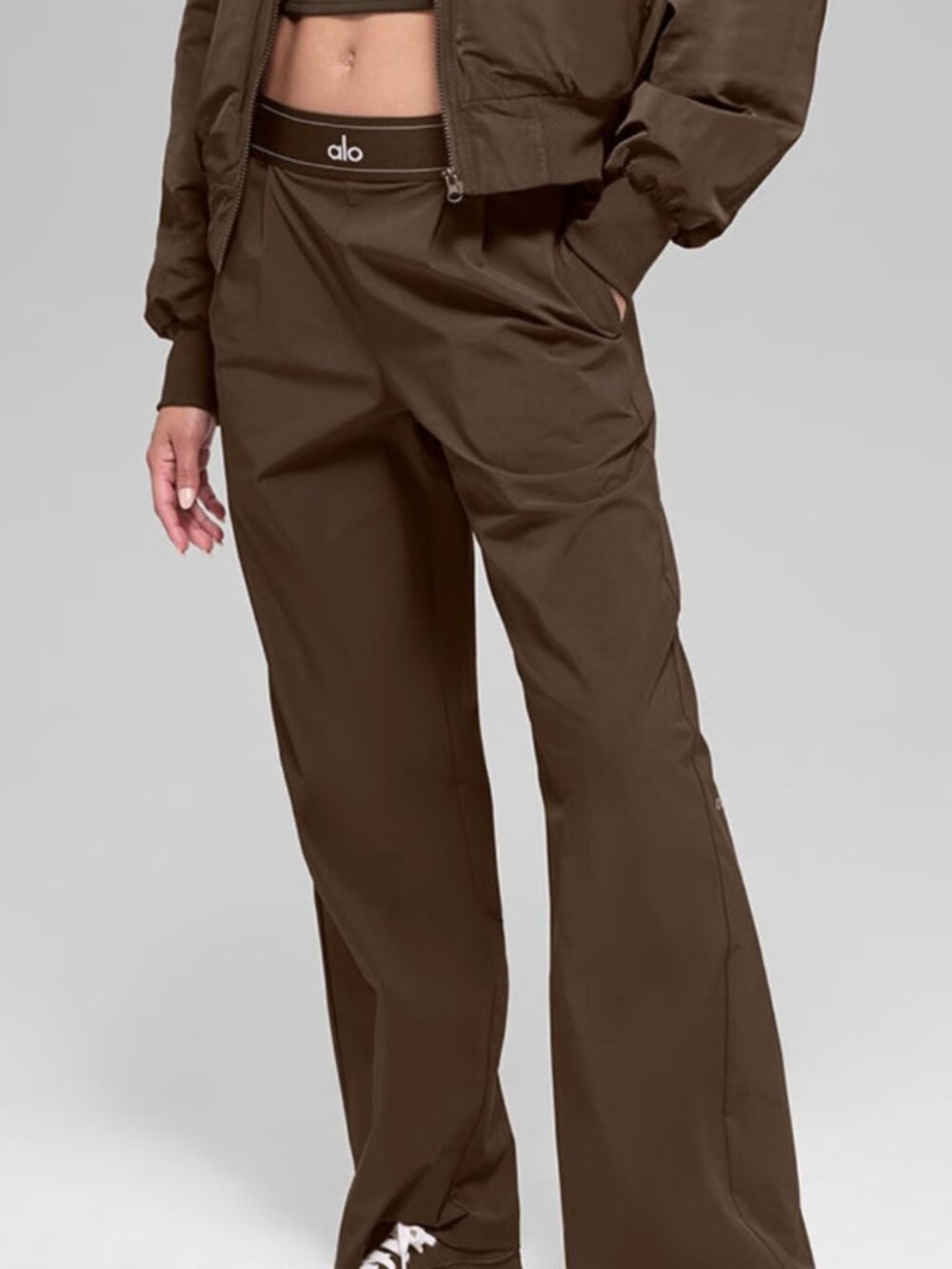 Alo Yoga Espresso/Brown Suit Up Trouser🍩Regular 30-inch length🥳